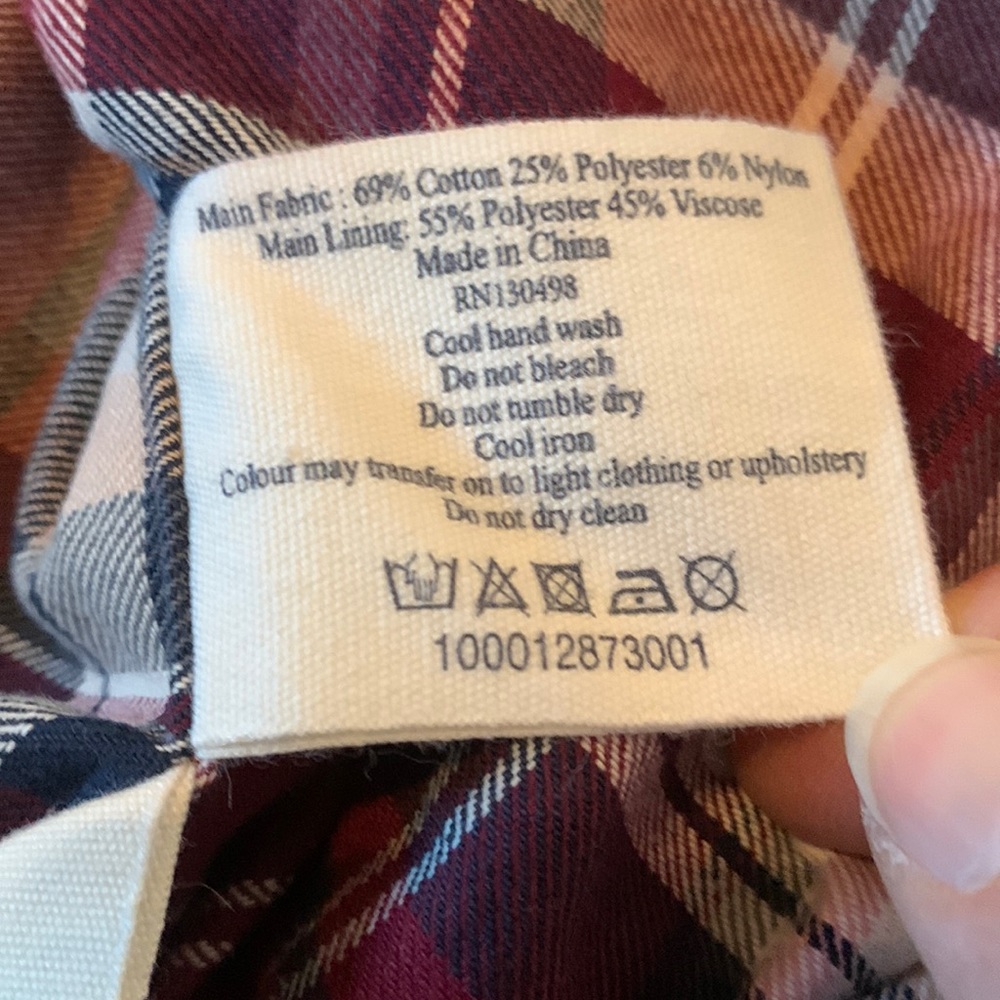 JACK WILLS AMBROSE TRENCH COAT, Damson size 4 US - Picture 9 of 10